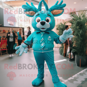 Postava maskota Teal Deer...