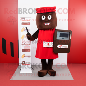 Red Chocolate Bar mascotte...