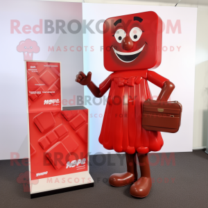 Red Chocolate Bar mascotte...