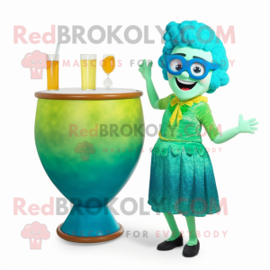 Turkis Pot Of Gold maskot...
