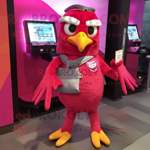 Magenta Falcon mascotte...