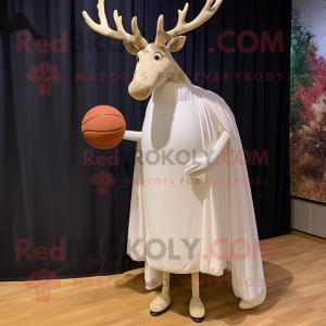 White Irish Elk mascotte...