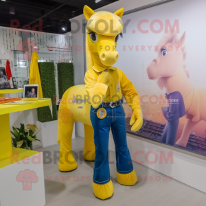 Yellow Horse mascotte...