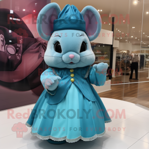 Cyan Chinchilla mascotte...