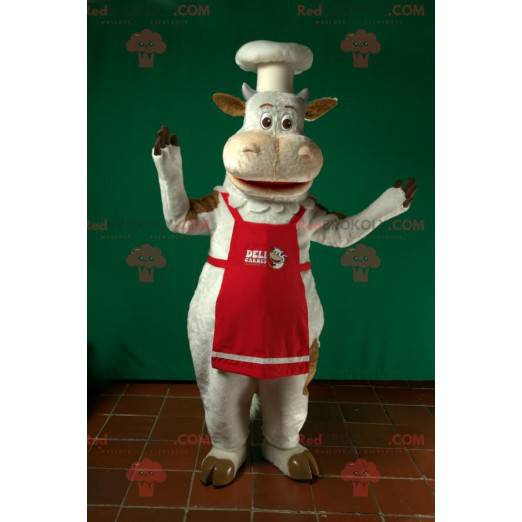 Kok kok hvid ko maskot - Redbrokoly.com