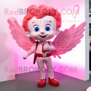 Pink Cupid mascotte kostuum...