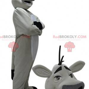 Mascote gigante de vaca preta e branca - Redbrokoly.com