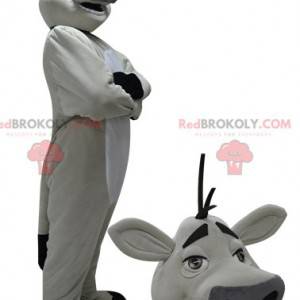 Mascotte de vache géante blanche et noire - Redbrokoly.com