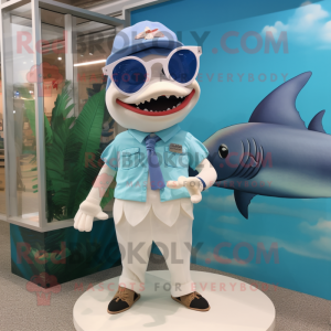  Shark mascotte kostuum...