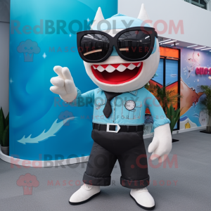  Shark maskot drakt...