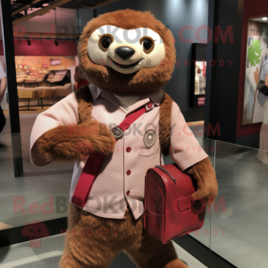 Maroon Sloth mascotte...