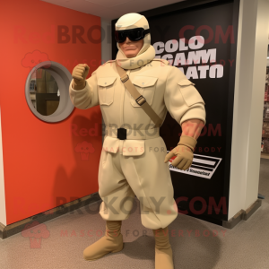 Cream Gi Joe mascotte...