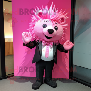 Pink Porcupine maskot...