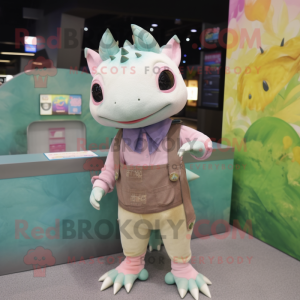  Axolotls maskot kostume...