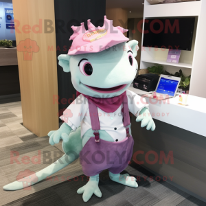  Axolotls maskot kostume...