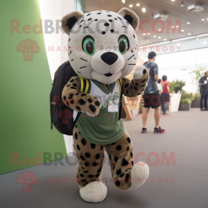 Olive Leopard mascotte...