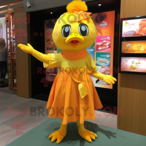 Orange Canary maskot...