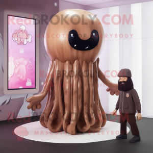 Brown Jellyfish mascotte...