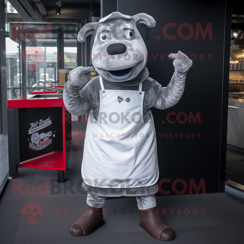 Silver Beef Wellington mascot costume character dressed with a Skinny Jeans and Gloves Silver Beef Wellington mascot costume character dressed with a Skinny Jeans and Gloves
