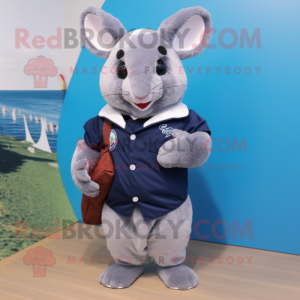 Navy Chinchilla mascotte...