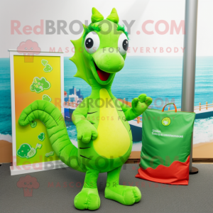 Lime Green Sea Horse...