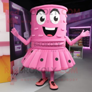 Roze lasagne mascotte...