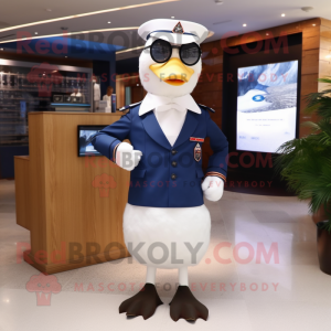 Navy Swans maskot kostume...