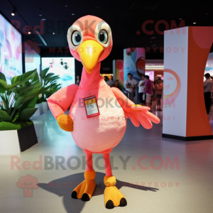 Peach Flamingo mascotte...