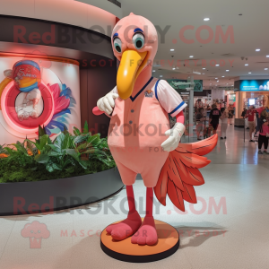 Peach Flamingo mascotte...