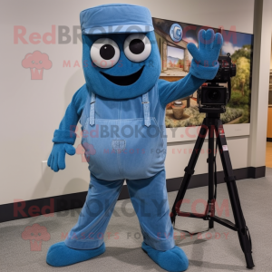 Blue Camera mascotte...