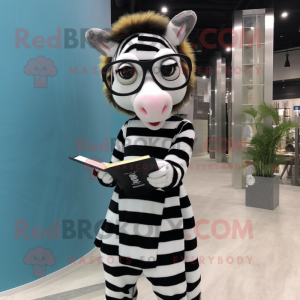  Zebra maskot kostym...