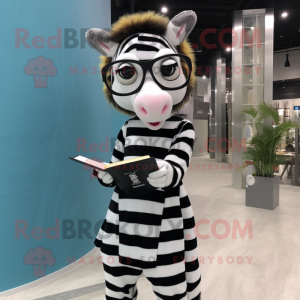 Postava maskota Zebra...
