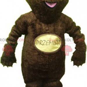 Mascotte d'ours marron. Mascotte de grizzli - Redbrokoly.com