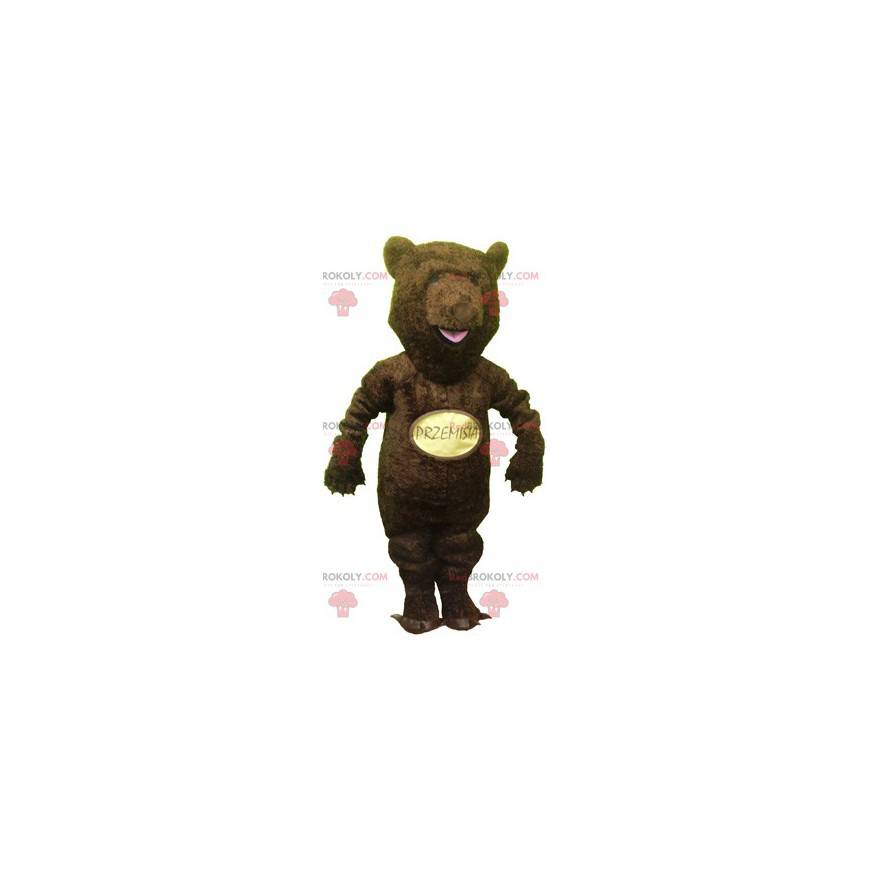 Medvěd hnědý maskot. Maskot medvěd grizzly - Redbrokoly.com