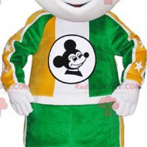 Mickey Mouse mascot. Black and white mouse mascot -