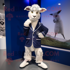 Navy Angora Goat mascotte...