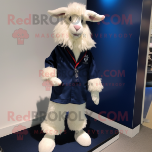 Navy Angora Goat mascotte...