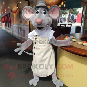 Silver Ratatouille maskot...