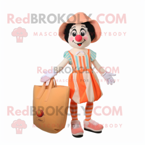 Peach Mime mascotte kostuum...