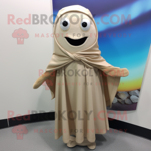 Beige Cod maskot drakt...