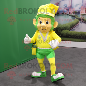 Citrongul Leprechaun maskot...