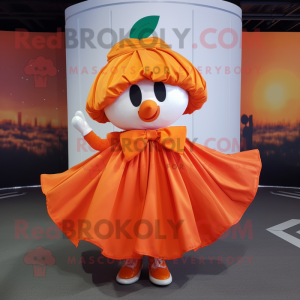 Orange Apple mascotte...