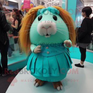 Turquoise cavia mascotte...