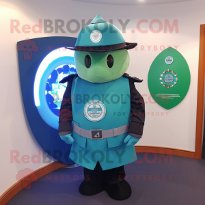 Cyan Celtic Shield mascotte...