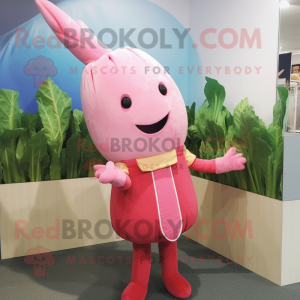 Pink Radise maskot kostume...