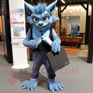 Blue Gargoyle mascotte...