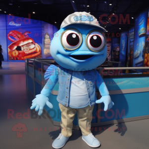 Sky Blue Cod mascotte...