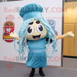 Sky Blue Ramen maskot...