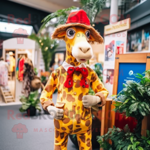  Giraffe mascotte kostuum...