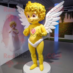 Geel Cupido mascotte...